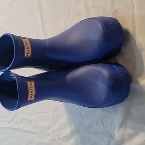 Hunter ankle boat boots sz 9